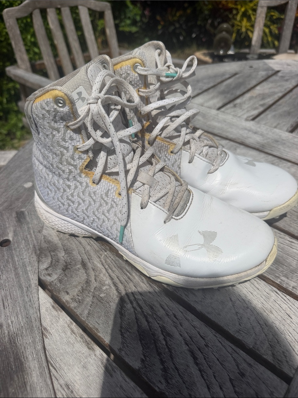 Under Armour women’s  White Lacrosse Turf shoes